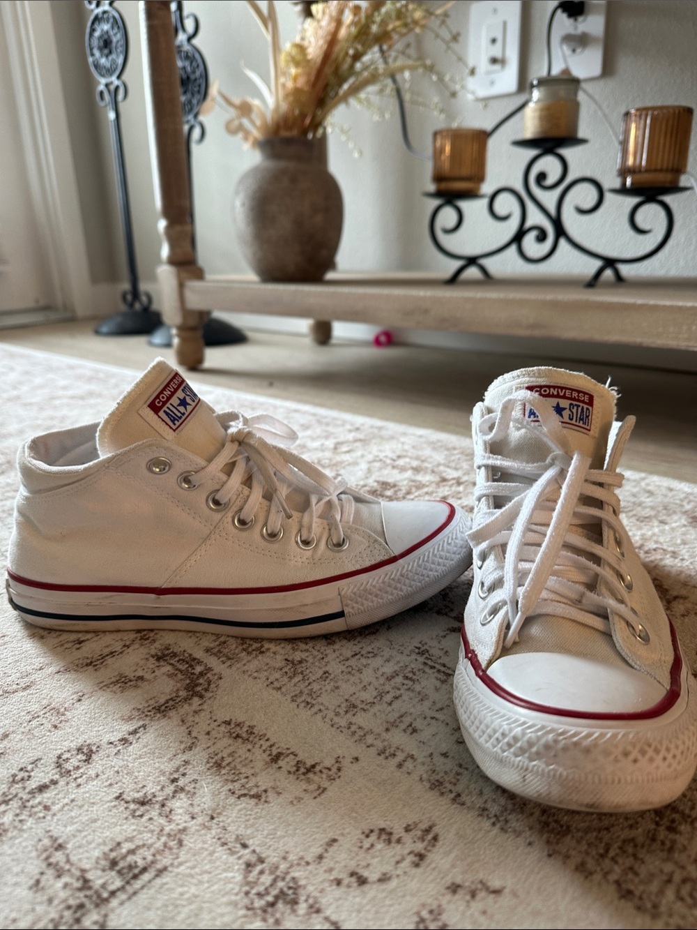 Converse Women’s White High-Top Sneakers